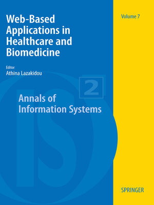 cover image of Web-Based Applications in Healthcare and Biomedicine